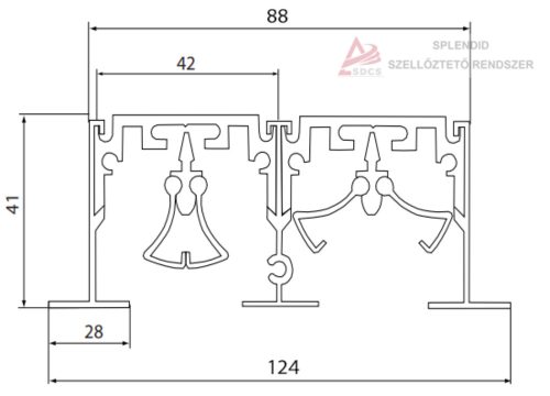 Állítható fali szellőztető, légtechnika szellőző rács
