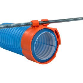 Rúdra rögzíthető csőtartó 75 mm, M8-as rúd