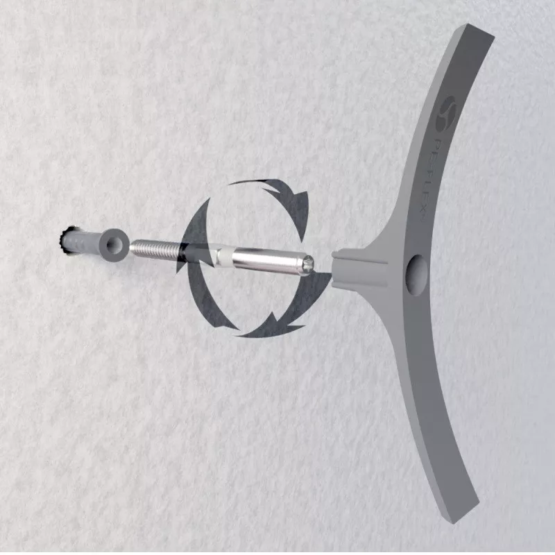 PEFLEX EPS tartó falra és mennyezetre történő felszerelése