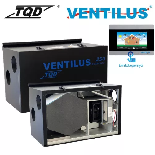 TQD Ventilus Compact 250 fali szellőztető gép
