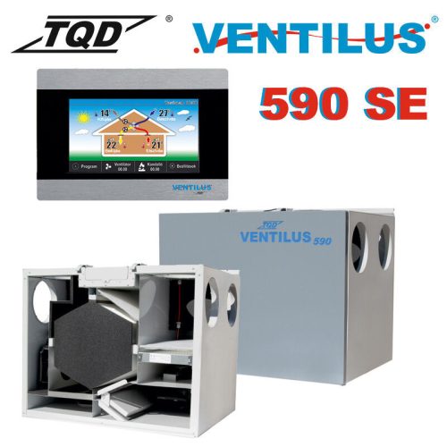 TQD Ventilus 590 SE hővisszanyerős szellőztető, légtechnika gép