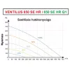Ventilus 650 SE HR Q1 szellőztető gép