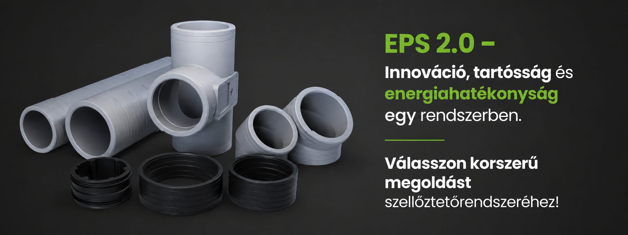 EPS 2.0 szigetelt levegőelosztó rendszer elemei